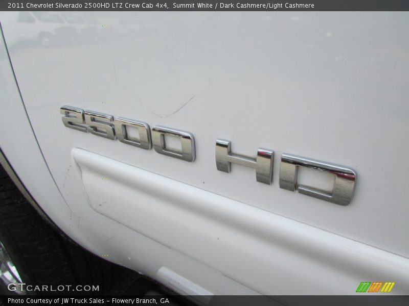 Summit White / Dark Cashmere/Light Cashmere 2011 Chevrolet Silverado 2500HD LTZ Crew Cab 4x4
