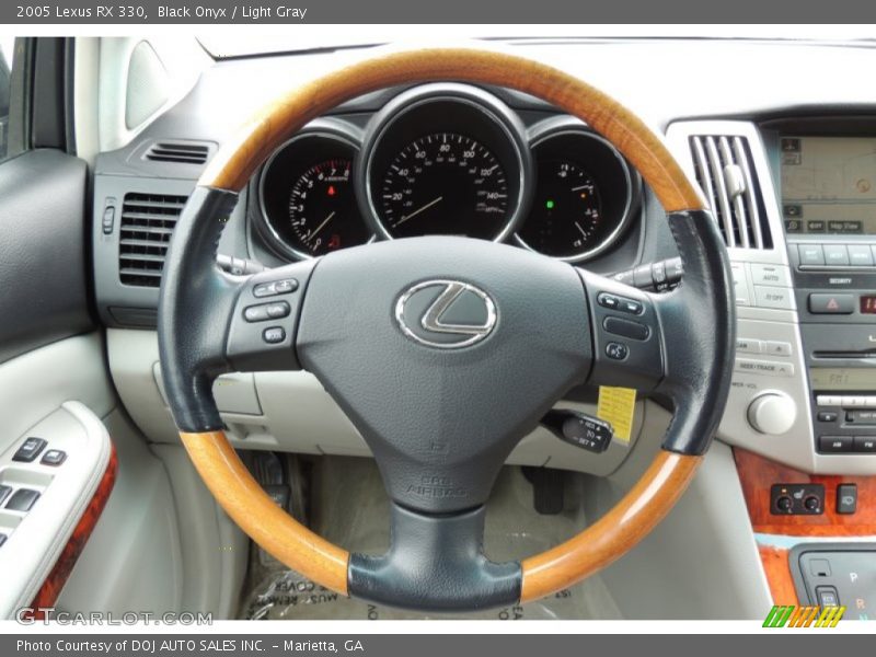 Black Onyx / Light Gray 2005 Lexus RX 330