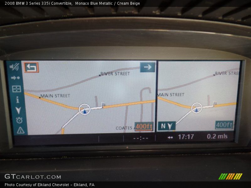 Monaco Blue Metallic / Cream Beige 2008 BMW 3 Series 335i Convertible