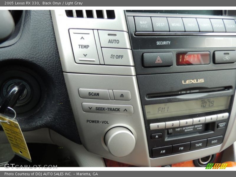 Black Onyx / Light Gray 2005 Lexus RX 330