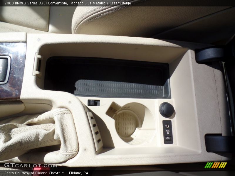 Monaco Blue Metallic / Cream Beige 2008 BMW 3 Series 335i Convertible