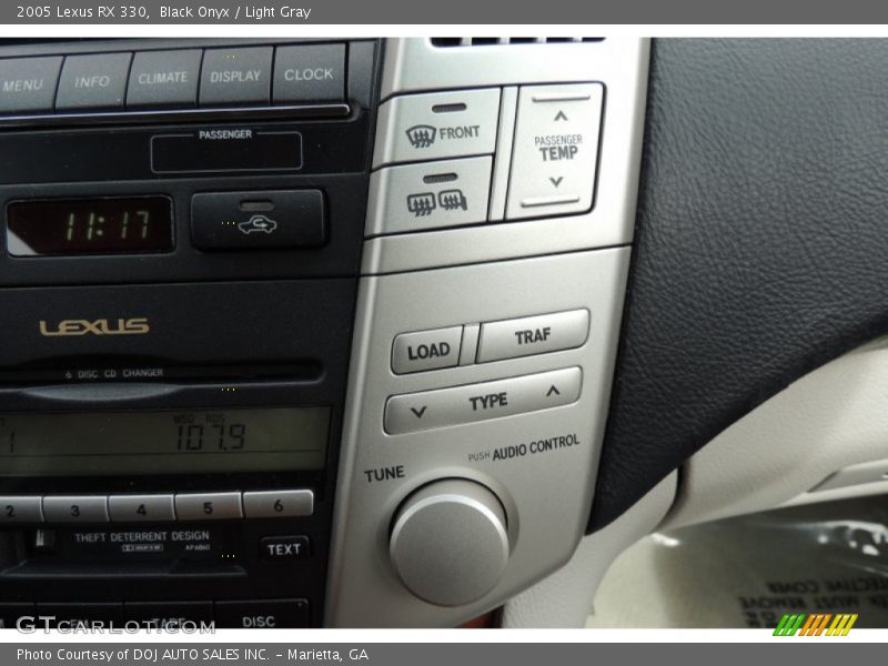 Black Onyx / Light Gray 2005 Lexus RX 330