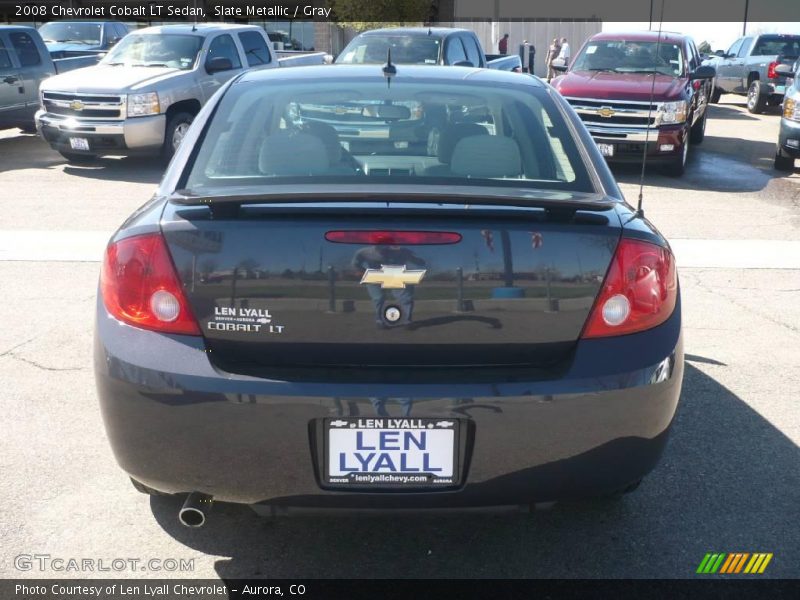 Slate Metallic / Gray 2008 Chevrolet Cobalt LT Sedan