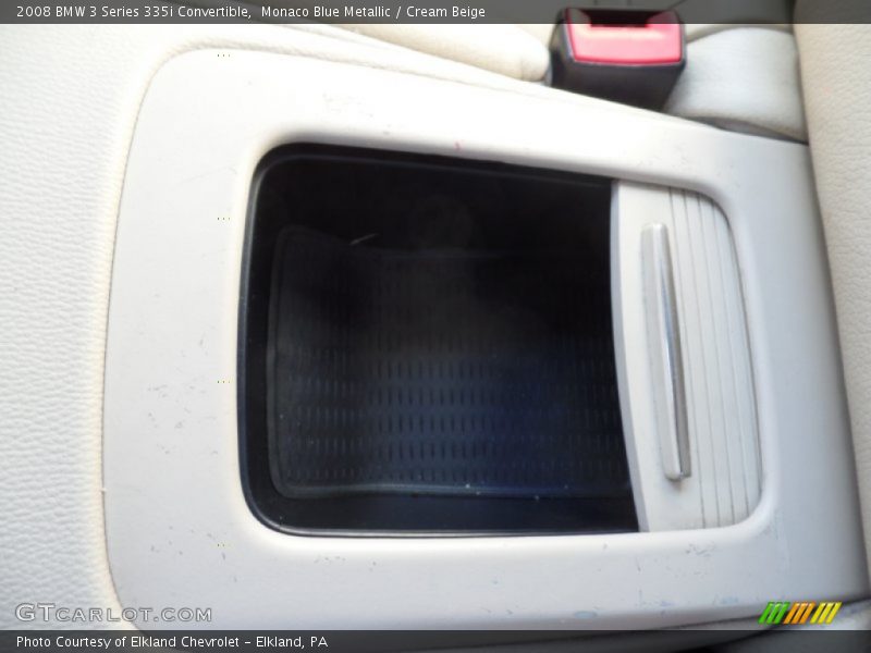 Monaco Blue Metallic / Cream Beige 2008 BMW 3 Series 335i Convertible