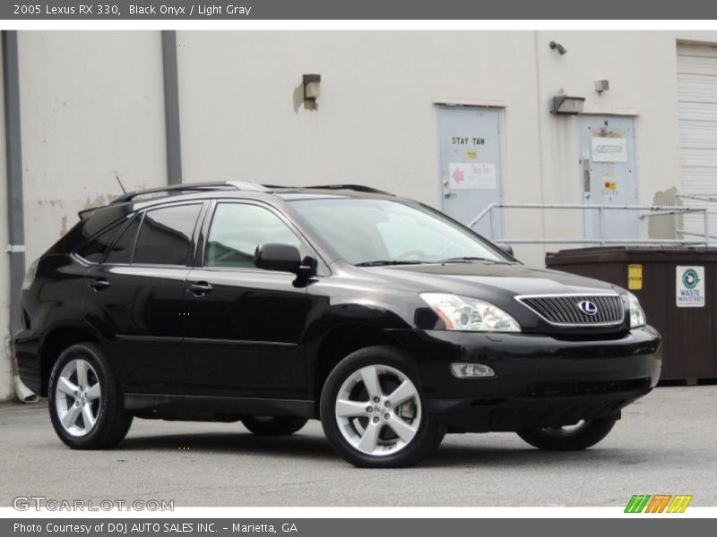 Black Onyx / Light Gray 2005 Lexus RX 330