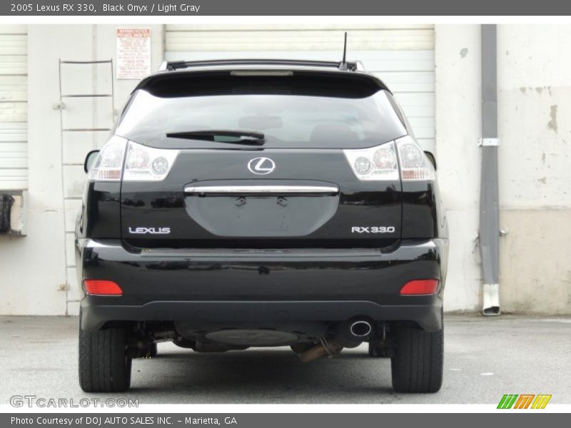 Black Onyx / Light Gray 2005 Lexus RX 330