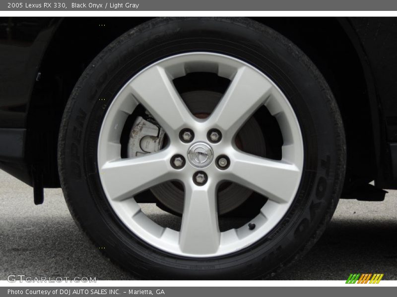Black Onyx / Light Gray 2005 Lexus RX 330