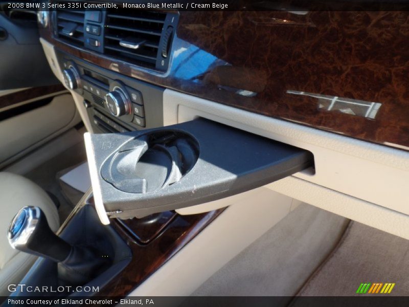 Monaco Blue Metallic / Cream Beige 2008 BMW 3 Series 335i Convertible