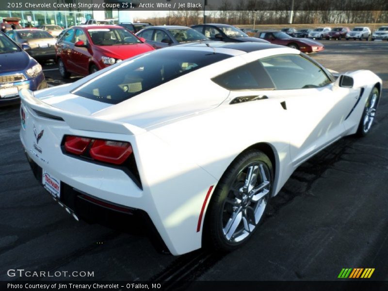 Arctic White / Jet Black 2015 Chevrolet Corvette Stingray Coupe Z51