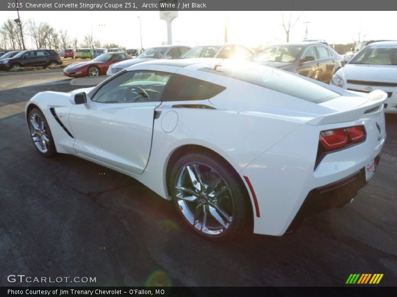 Arctic White / Jet Black 2015 Chevrolet Corvette Stingray Coupe Z51