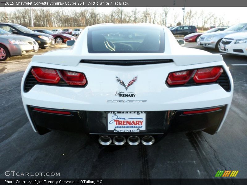 Arctic White / Jet Black 2015 Chevrolet Corvette Stingray Coupe Z51
