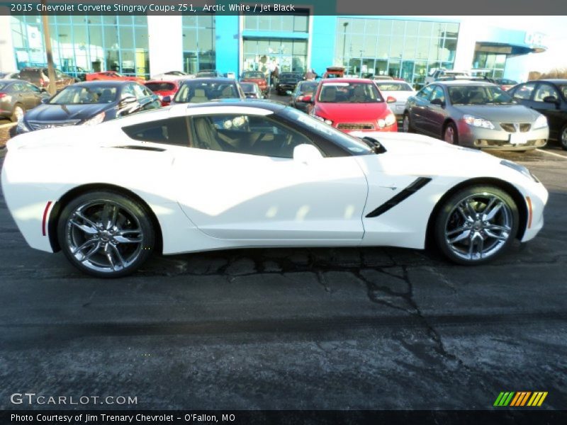 Arctic White / Jet Black 2015 Chevrolet Corvette Stingray Coupe Z51