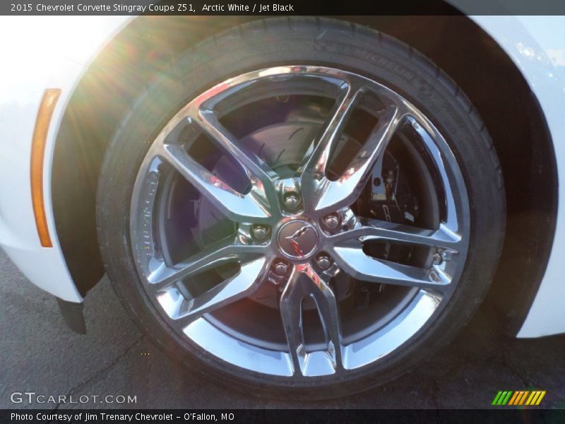 Arctic White / Jet Black 2015 Chevrolet Corvette Stingray Coupe Z51