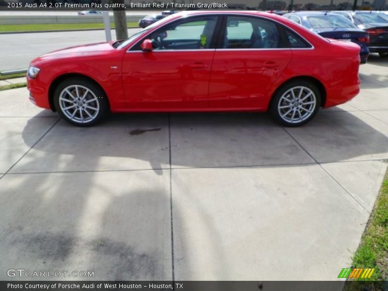 Brilliant Red / Titanium Gray/Black 2015 Audi A4 2.0T Premium Plus quattro