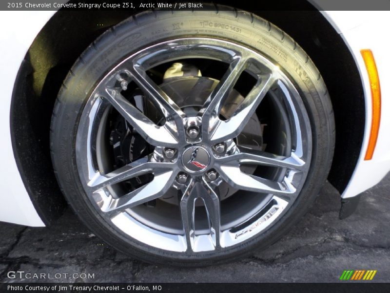 Arctic White / Jet Black 2015 Chevrolet Corvette Stingray Coupe Z51