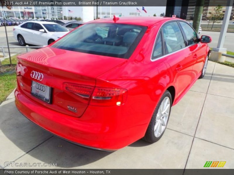 Brilliant Red / Titanium Gray/Black 2015 Audi A4 2.0T Premium Plus quattro