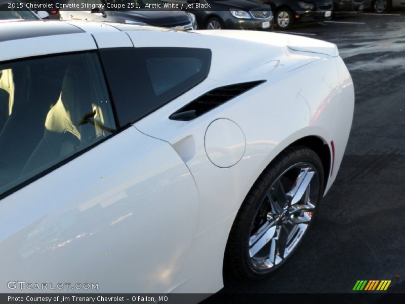 Arctic White / Jet Black 2015 Chevrolet Corvette Stingray Coupe Z51