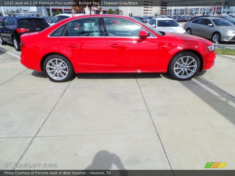 Brilliant Red / Titanium Gray/Black 2015 Audi A4 2.0T Premium Plus quattro