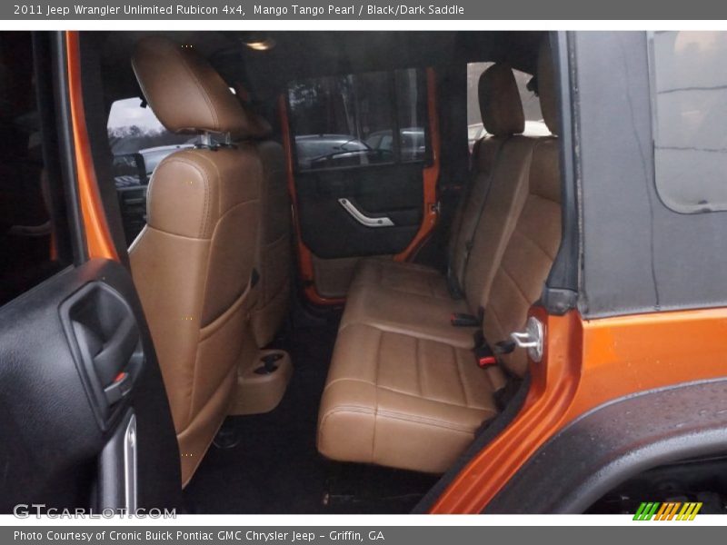 Mango Tango Pearl / Black/Dark Saddle 2011 Jeep Wrangler Unlimited Rubicon 4x4