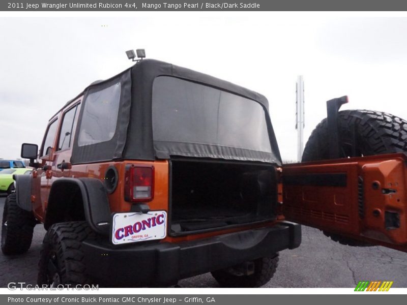 Mango Tango Pearl / Black/Dark Saddle 2011 Jeep Wrangler Unlimited Rubicon 4x4