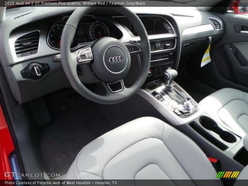 Brilliant Red / Titanium Gray/Black 2015 Audi A4 2.0T Premium Plus quattro
