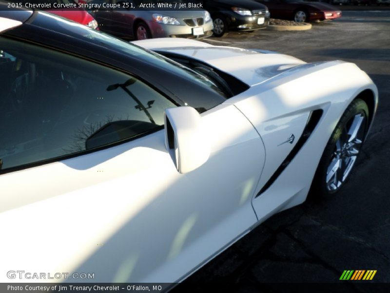 Arctic White / Jet Black 2015 Chevrolet Corvette Stingray Coupe Z51