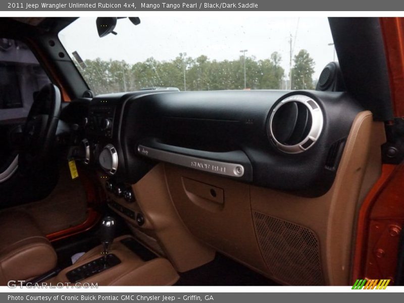 Mango Tango Pearl / Black/Dark Saddle 2011 Jeep Wrangler Unlimited Rubicon 4x4