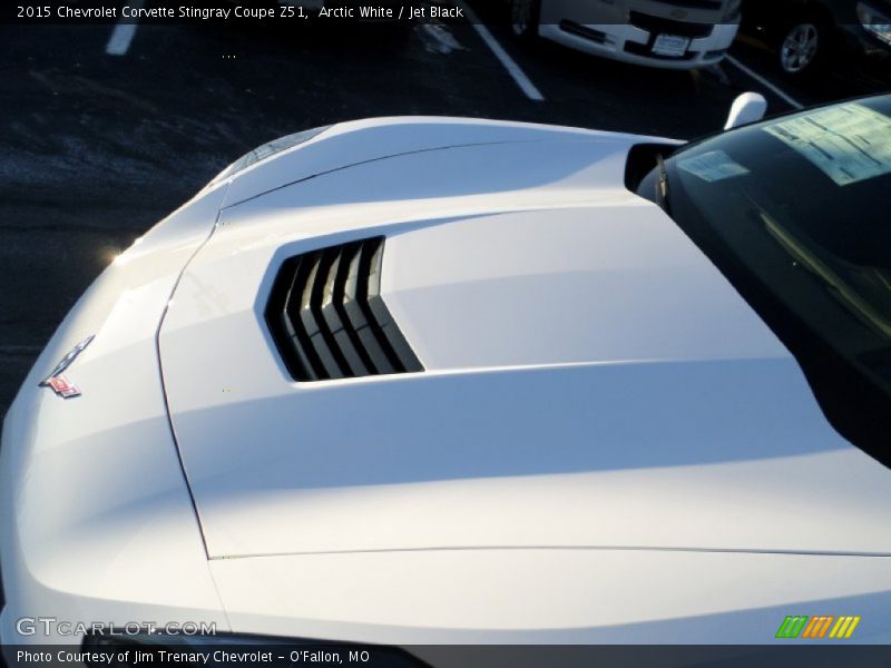 Arctic White / Jet Black 2015 Chevrolet Corvette Stingray Coupe Z51