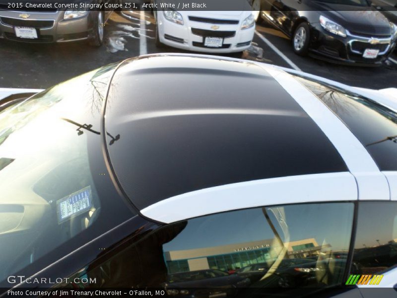 Arctic White / Jet Black 2015 Chevrolet Corvette Stingray Coupe Z51
