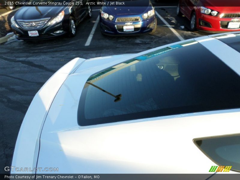 Arctic White / Jet Black 2015 Chevrolet Corvette Stingray Coupe Z51
