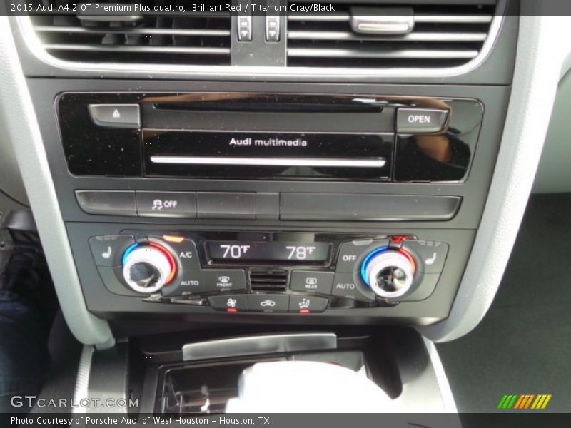 Brilliant Red / Titanium Gray/Black 2015 Audi A4 2.0T Premium Plus quattro