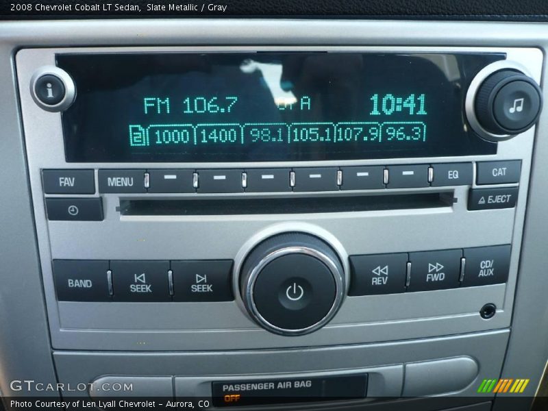 Slate Metallic / Gray 2008 Chevrolet Cobalt LT Sedan