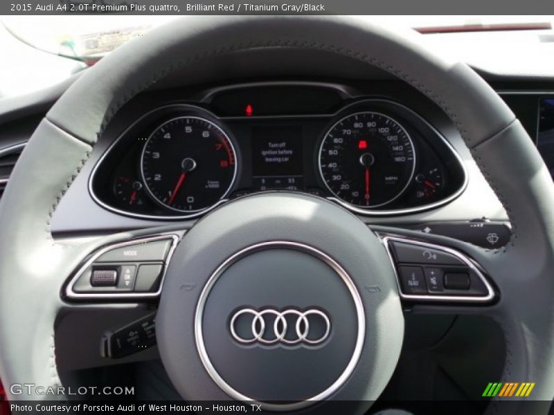 Brilliant Red / Titanium Gray/Black 2015 Audi A4 2.0T Premium Plus quattro