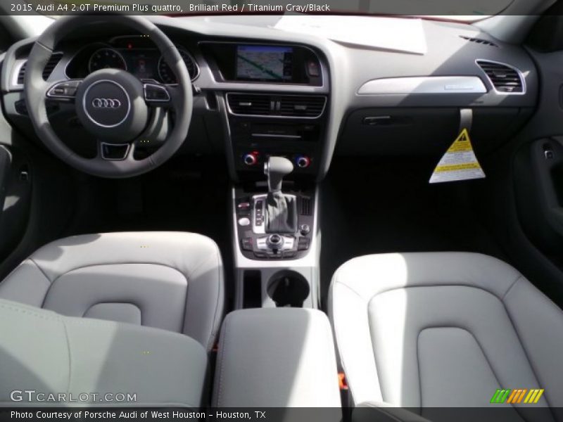 Brilliant Red / Titanium Gray/Black 2015 Audi A4 2.0T Premium Plus quattro
