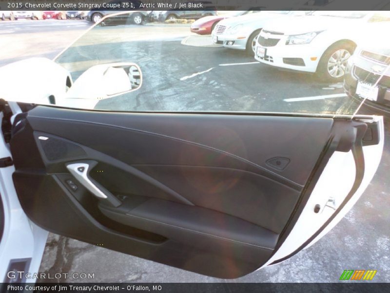 Arctic White / Jet Black 2015 Chevrolet Corvette Stingray Coupe Z51