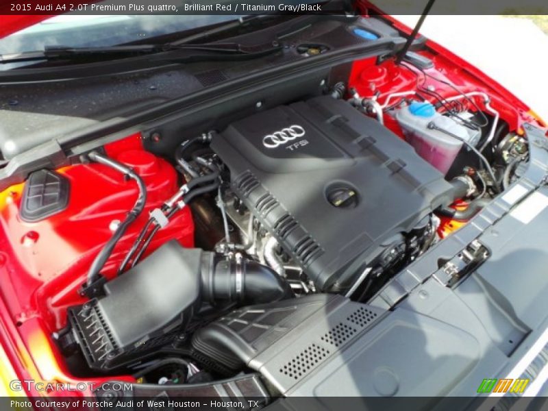 Brilliant Red / Titanium Gray/Black 2015 Audi A4 2.0T Premium Plus quattro