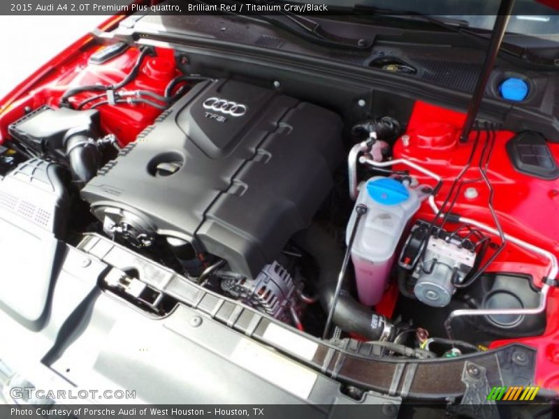 Brilliant Red / Titanium Gray/Black 2015 Audi A4 2.0T Premium Plus quattro