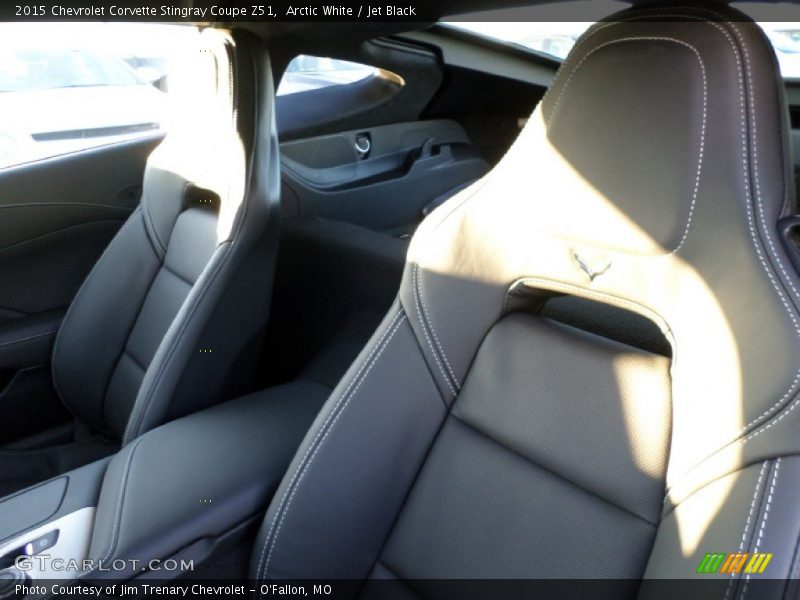 Arctic White / Jet Black 2015 Chevrolet Corvette Stingray Coupe Z51