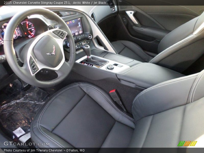 Arctic White / Jet Black 2015 Chevrolet Corvette Stingray Coupe Z51