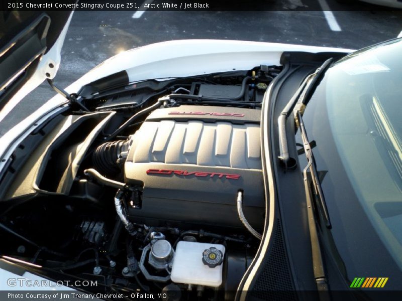 Arctic White / Jet Black 2015 Chevrolet Corvette Stingray Coupe Z51
