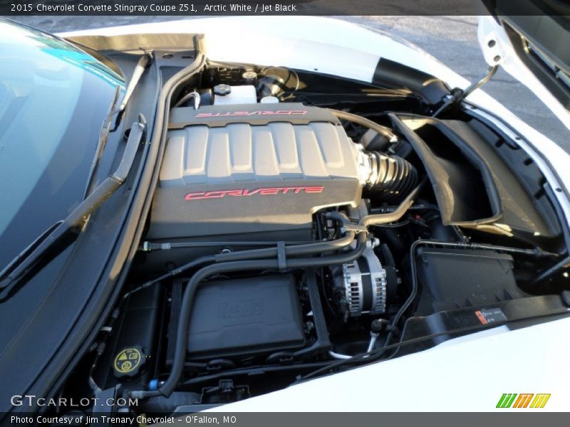Arctic White / Jet Black 2015 Chevrolet Corvette Stingray Coupe Z51