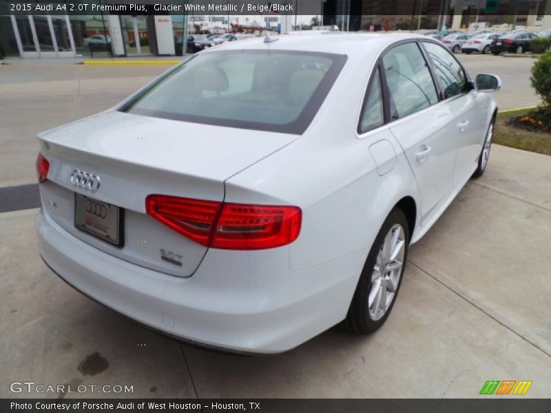 Glacier White Metallic / Beige/Black 2015 Audi A4 2.0T Premium Plus