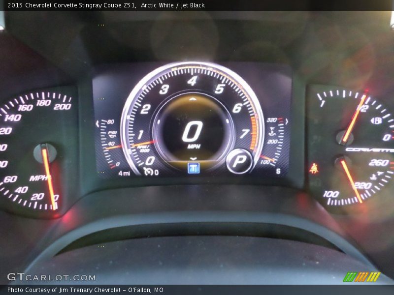 Arctic White / Jet Black 2015 Chevrolet Corvette Stingray Coupe Z51