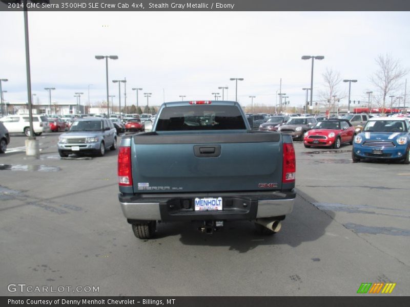 Stealth Gray Metallic / Ebony 2014 GMC Sierra 3500HD SLE Crew Cab 4x4