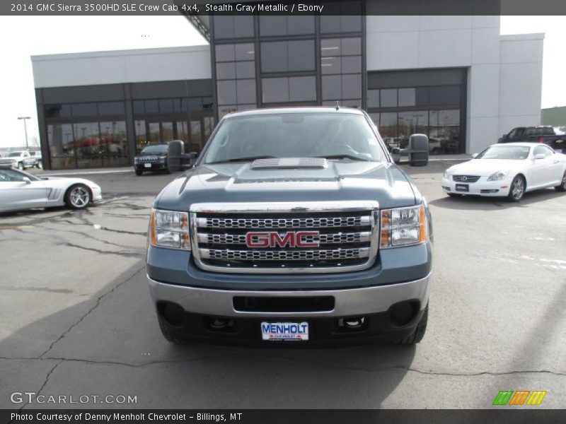 Stealth Gray Metallic / Ebony 2014 GMC Sierra 3500HD SLE Crew Cab 4x4