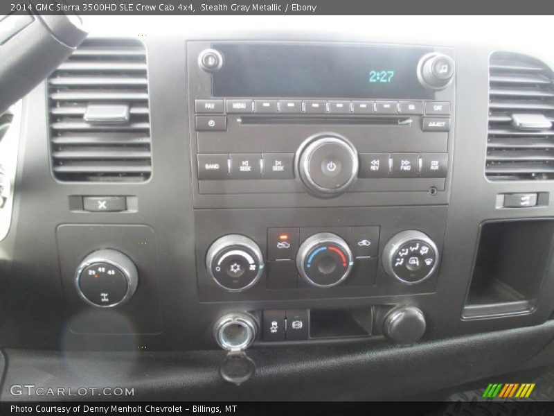 Stealth Gray Metallic / Ebony 2014 GMC Sierra 3500HD SLE Crew Cab 4x4