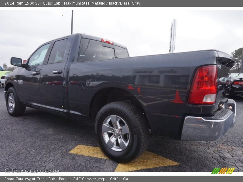 Maximum Steel Metallic / Black/Diesel Gray 2014 Ram 1500 SLT Quad Cab