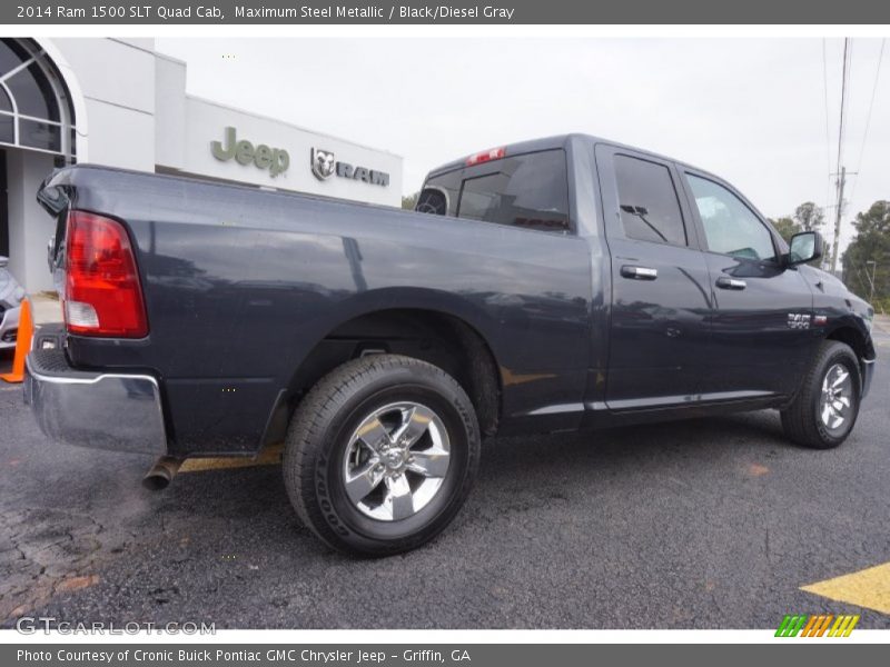 Maximum Steel Metallic / Black/Diesel Gray 2014 Ram 1500 SLT Quad Cab