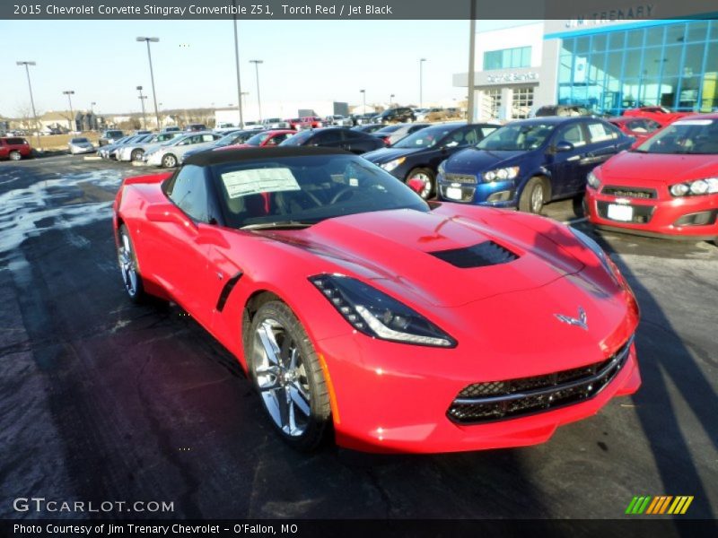 Torch Red / Jet Black 2015 Chevrolet Corvette Stingray Convertible Z51
