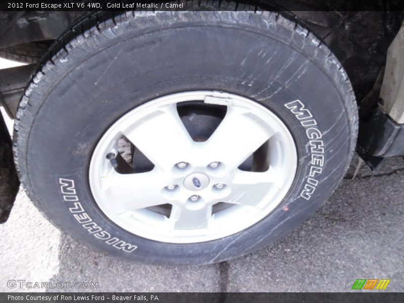 Gold Leaf Metallic / Camel 2012 Ford Escape XLT V6 4WD